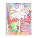 Stupell Industries Bold Blocked Background Tropical White Palm Tree, Design by Kristen Dew