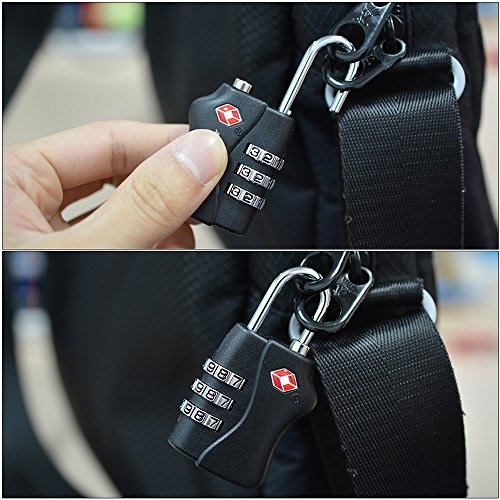 XCSOURCE 2 pcs TSA Security 3 Digit Combination Suitcase Luggage Bag Code Lock Padlock XC303