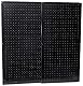 Wall Control 30-P-3232B Stecktafel, Metall, Schwarz, 81,3 cm hoch x 40,6 cm breit, 2 Stück