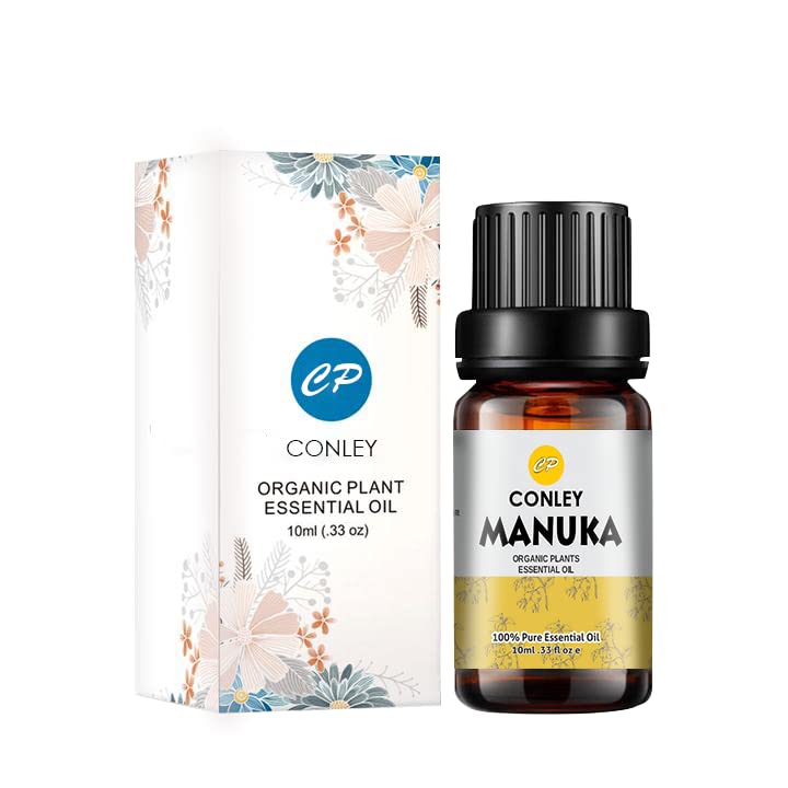 CONLEY Manuka Essential Oil for Stress Relief, Sleep & Mood Balance - Topical Use for Hair Growth & Dandruff Control - 10ml (Manuka, 10 ML)