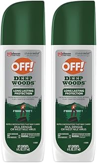 OFF! Deep Woods Off! Insect Repellent Pump 6 oz (Pack of 2)