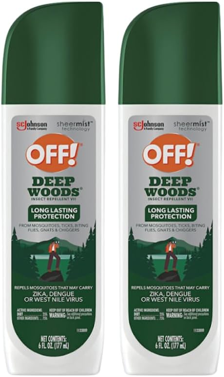 Deep Woods Off! Insect Repellent Pump 6 oz (Pack of 2)