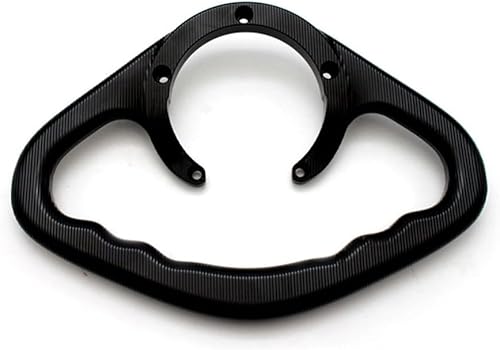 Miniatura 2 de Reposabrazos de pasajero para motocicleta, barra del tanque de gasolina, empuñaduras de manillar con barra de 5 agujeros, compatible con K-awasaki