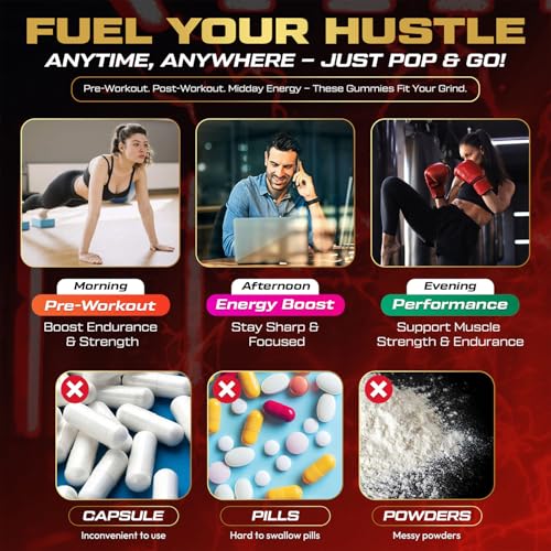 Image of kukaly Creatine Monohydrate Gummies for Men & Women, Creatine Gummies Sugar Free, Mixed Flavored with L-Taurine, BCAA 2:1, B12 B6 for Boost Strength, Focus & Endurance, Vegan, Non-GMO, 60pcs