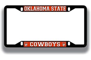 Oklahoma State License Plate Frame - Black