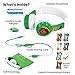 ONANOFF BuddyPhones Inflight, Volume-Limiting Kids Headphones, 3 Volume Settings, Detachable BuddyCable, Microphone, Airline Adapter, Perfect for Airplanes, Trains and Cars, Green