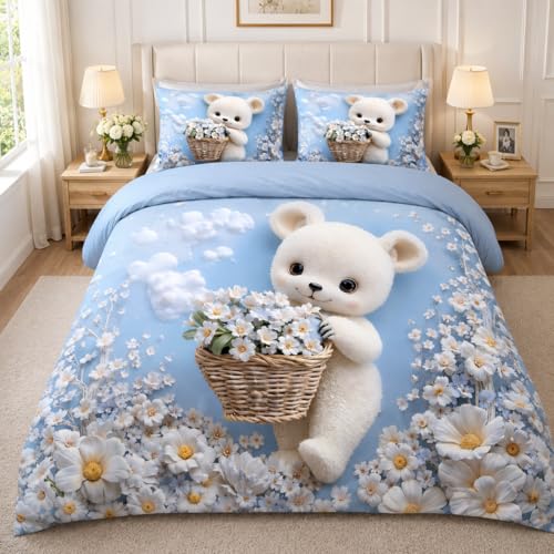 Image of 7D Digital Printed Kids Double Bedsheet Set with Bedsheet Tucker (Free)