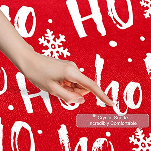 Tapis d'entrée Hohoho lavable pour garder une maison propre à Noël - 4