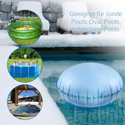 Coussin de piscine rond anti gel hivernage bâche PVC épais 30m