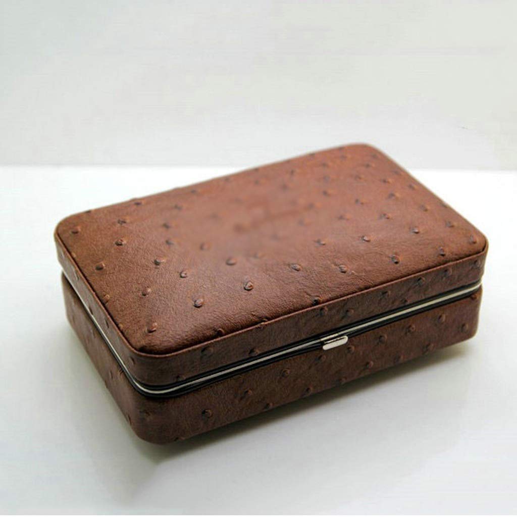 sigari in Legno di Cedro Porta sigari in Pelle Porta sigari Portatile Accessori per Sigarette Scatola di immagazzinaggio umidificatore da Viaggio Regali