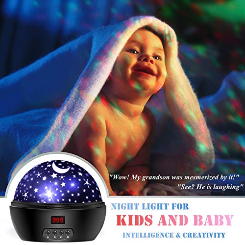 Night Lights For Kids, Star Projector With Timer For Boys And Girls #TOP3