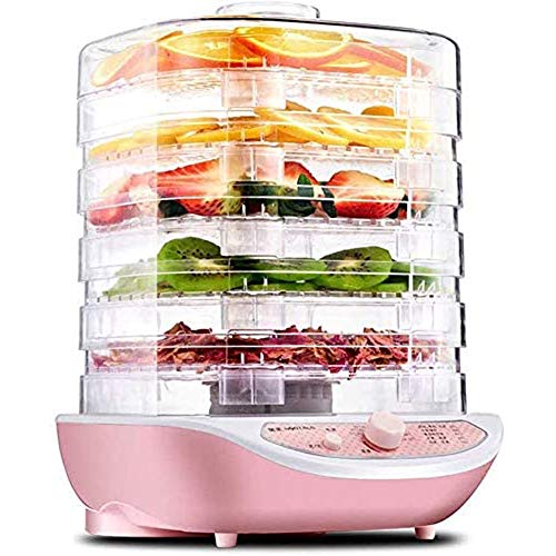 Trockner Dörrautomat Dörrgerät 35-70°C Einstellbare Temperaturregler Obsttrockner Dörrapparat mit 5 Einlegefächer…