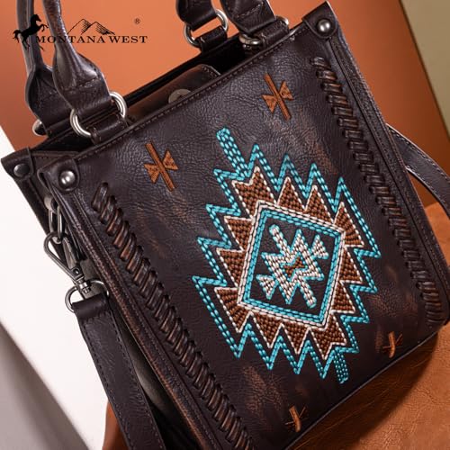Image of Montana West Western Women's Crossbody Handbag Ladies Crossbody Bags for Women Designer Top Handle Handbags