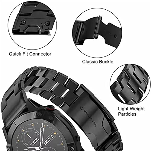 Bracelet Garmin Quickfit 22mm titane du bureau aux sorties citadines chic - 6