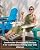 Serique Folding Adirondack Rocking Chair,4-in-1 Multifunctional Patio Chair with Retractable Ottoman, Outdoor Chair Wood Texture, Lawn Chair for Porch, Backyard, Pool(Pacific Blue)