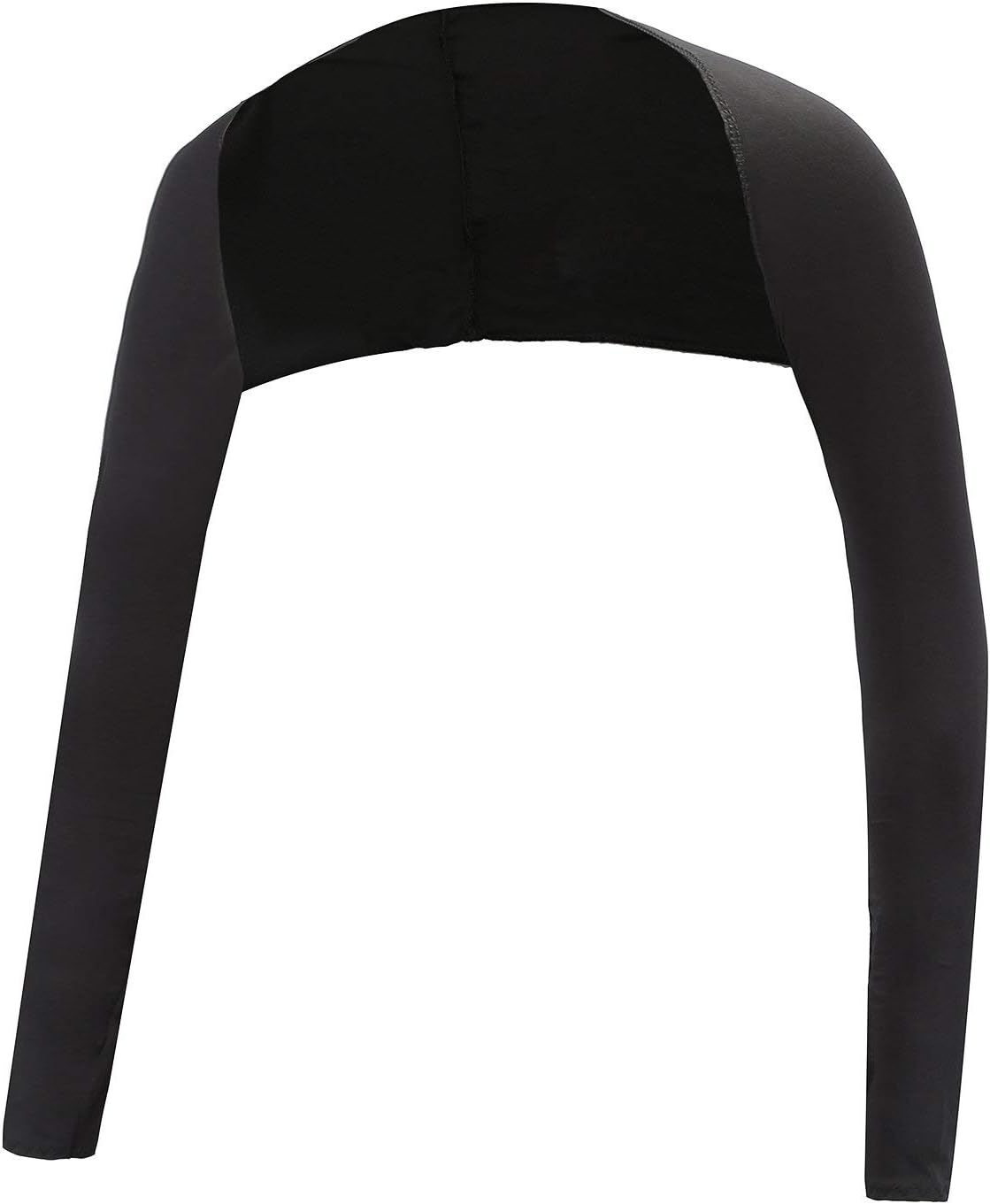 Mega, Performance Shawl Arm Sleeves, Golf, Cycling, Tennis, Outdoor Activities, Size L, Black