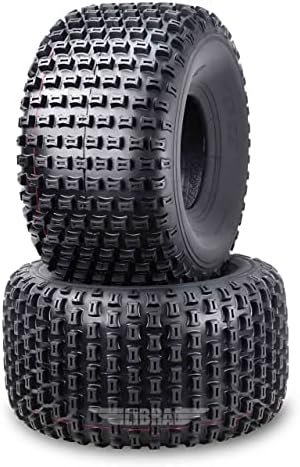 2 New WANDA ATV Tires 22X11-8 4PR P322 Dimple Knobby - 10026