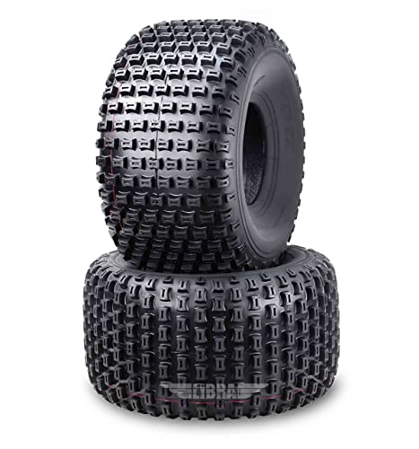 WANDA 2 New ATV Tires 22X11-8 4PR P322 Dimple Knobby - 10026