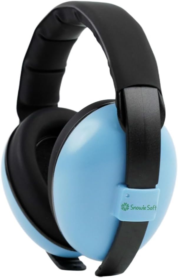 Noise Cancellation Ear Muffs for Kids Use Noise-cancelling for Baby Toddler Ear Muffs for Noise Reduction for 0-3 Years Old On Flight Sleep Travel (Blue)