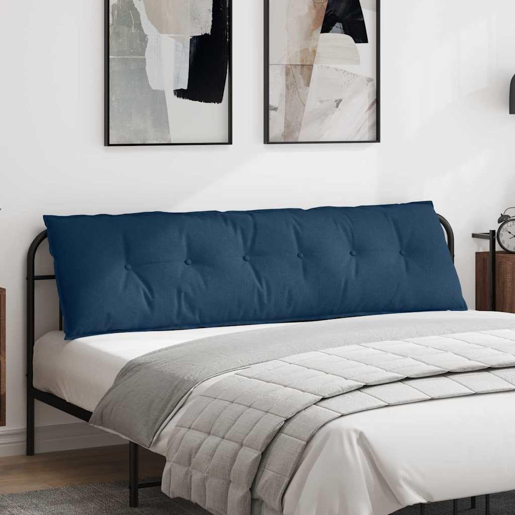 Cojín de espalda Azul 180 x 19 x 50 cm Textil con Relleno Poliéster
