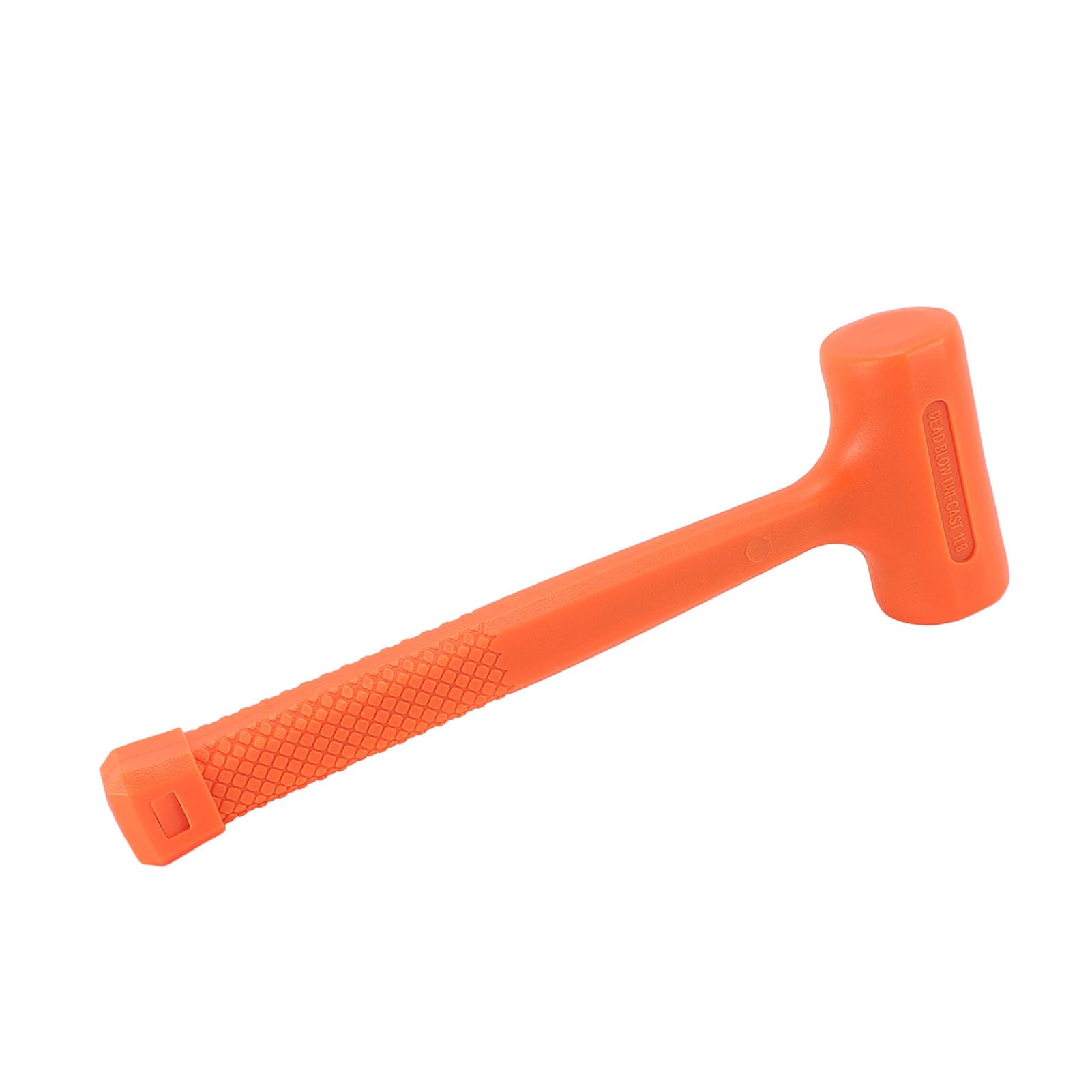 Martillos de Mazo Deadblow Color Naranja Neón, Resistentes a Chispas y Rebotes, Monocuerpo Moldeado Cuadros, Martillo Golpe Muerto, Goma Prueba Golpes,