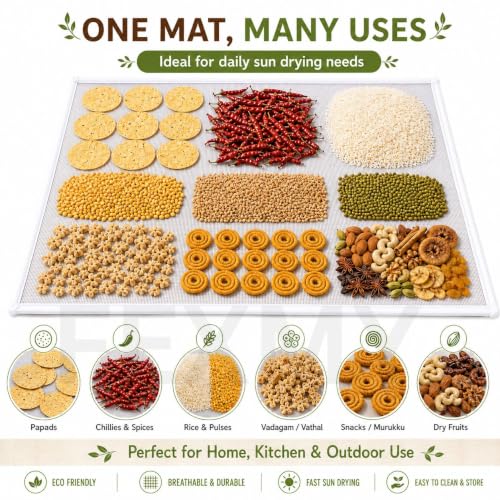 Image of Unbleached Drying Cloth with Net Cover-2Pcs-