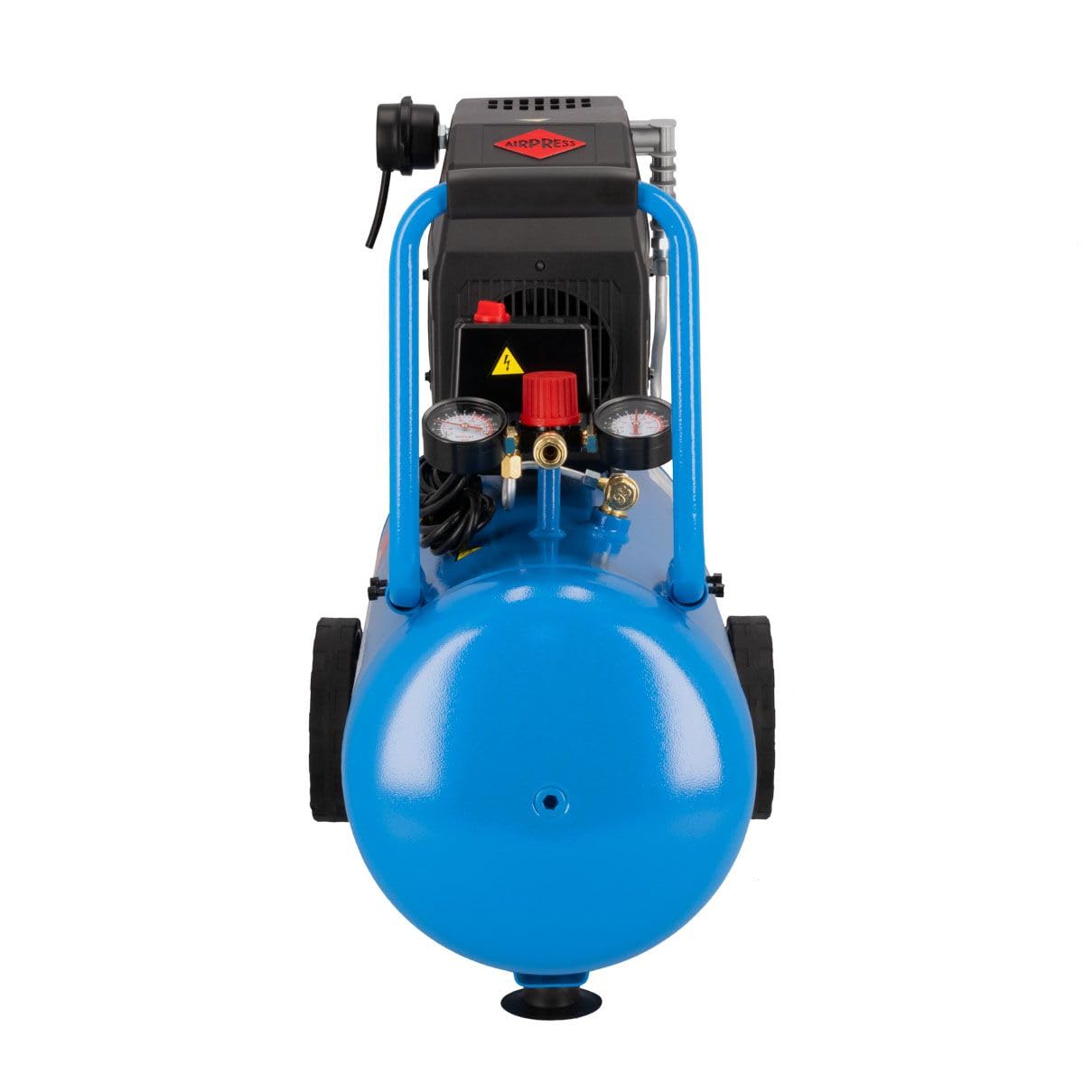 AIRPRESS - Compresor HL 260-50 8 bar 2 CV/1.5 kW 206 l/min 50 l - Compresor aire con ruedas - Compresor de aire de 50 litros uso doméstico o profesional