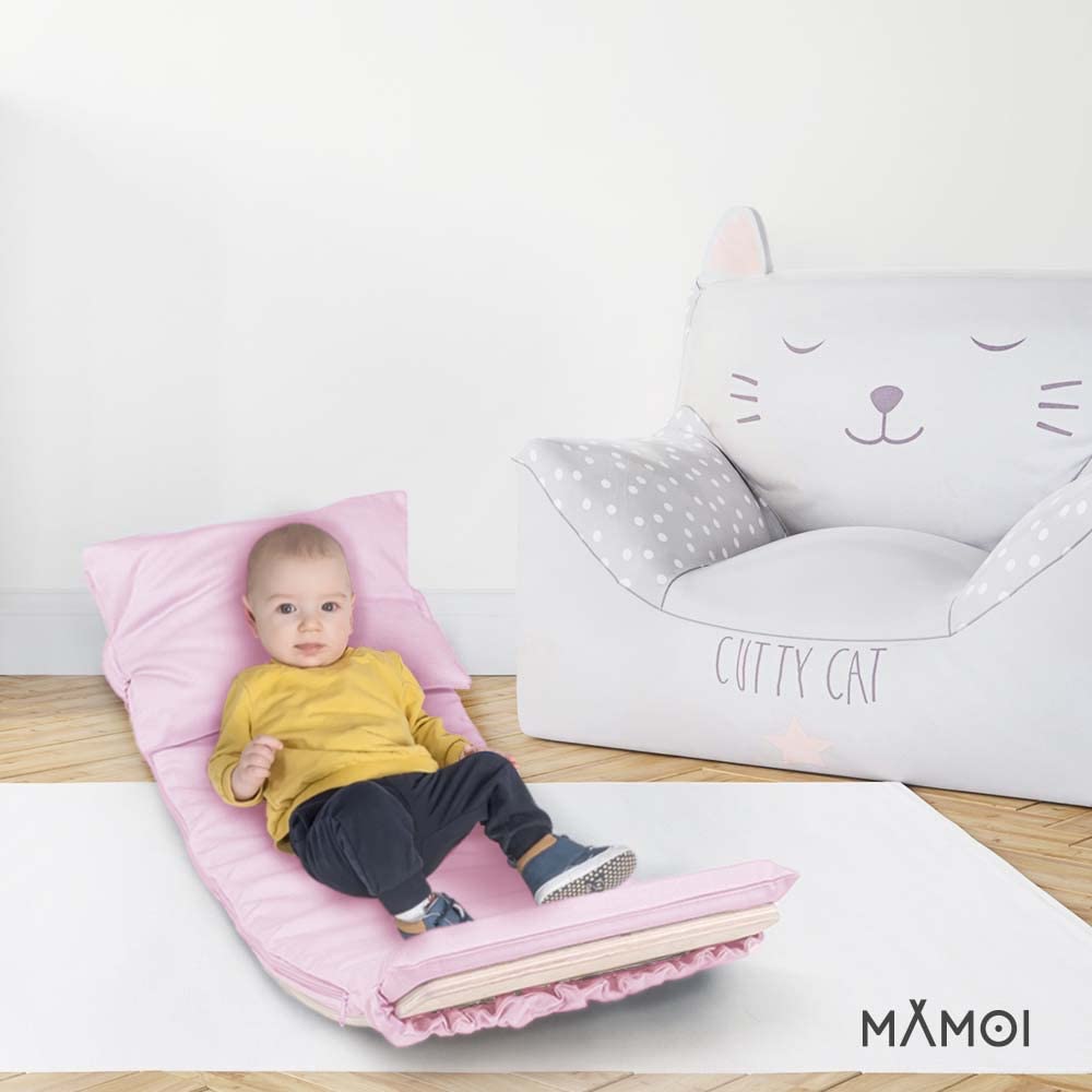 MAMOI® Matte für Balance Board Kinder, Kissen für Balance Board wippe, Balancieren und Gleichgewichtstrainer, Weiche Matte für Balanceboard indoor, Matte ab 1