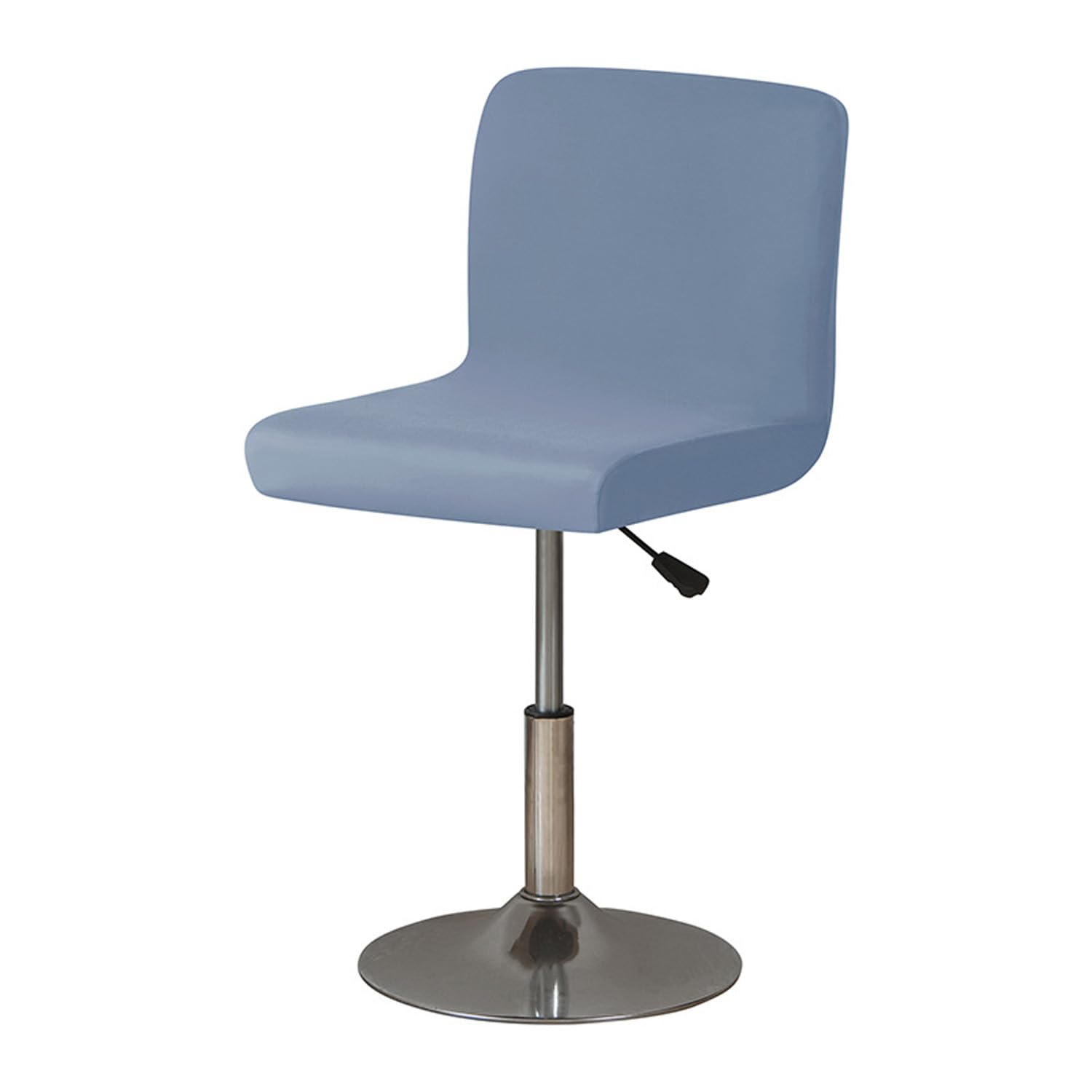 Copri Sgabello Da Bar Con Schienale, Coprisedili Per Sgabelli Da Bar Con Rivestimento, Fodera Per Sgabello Da Bar Rimovibile e Lavabile, Disegno Elastico (nero) (cielo blu)