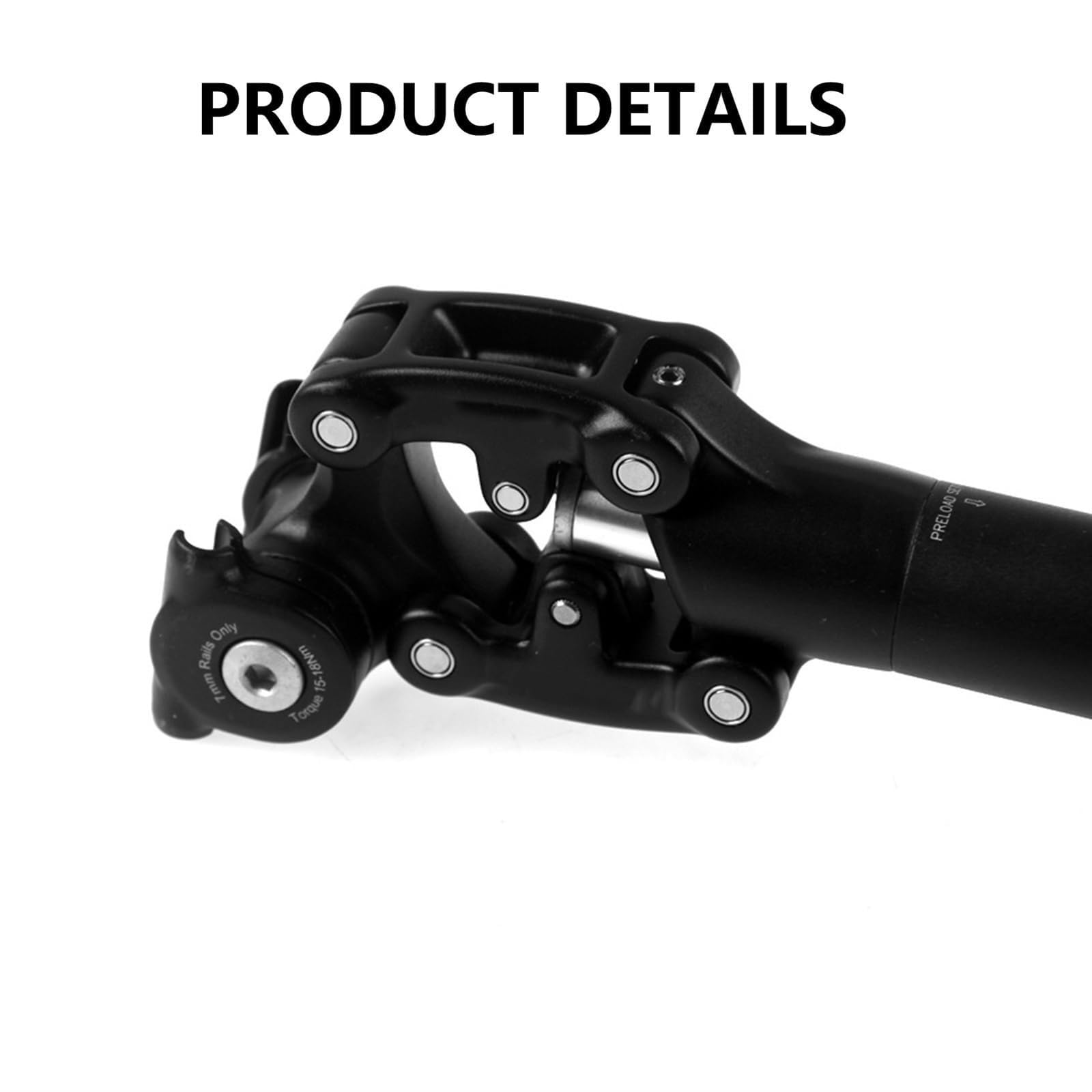 Reggisella ammortizzato da 350 mm per Bicicletta con Manicotto di riduzione e Manicotto di Protezione, SP 12 NCX Mountain Bike - Ammortizzatore per Sella, reggisella ammortizzato,