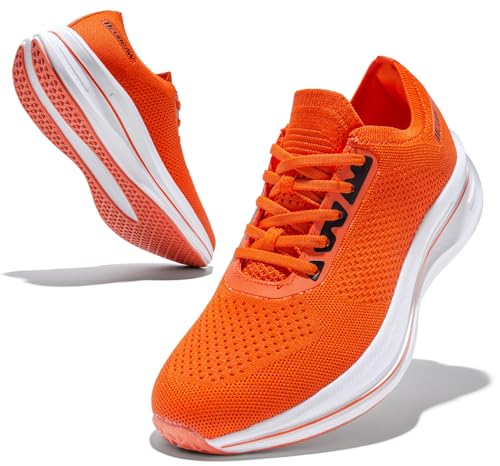 Men's Running Shoes-Breathable Walking Non-Slip Athletic Sneakers Lightweight Gym Comfortable Tennis Road Sneaker Training Shoe Men with Boxes