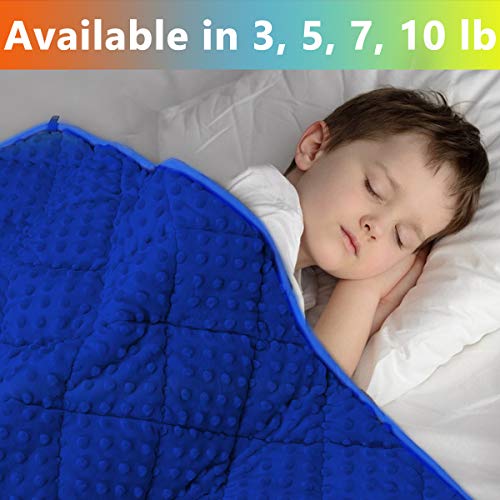 MAXTID Premium Kids Weighted Blanket Set for Kids 5lbs 36x48inches