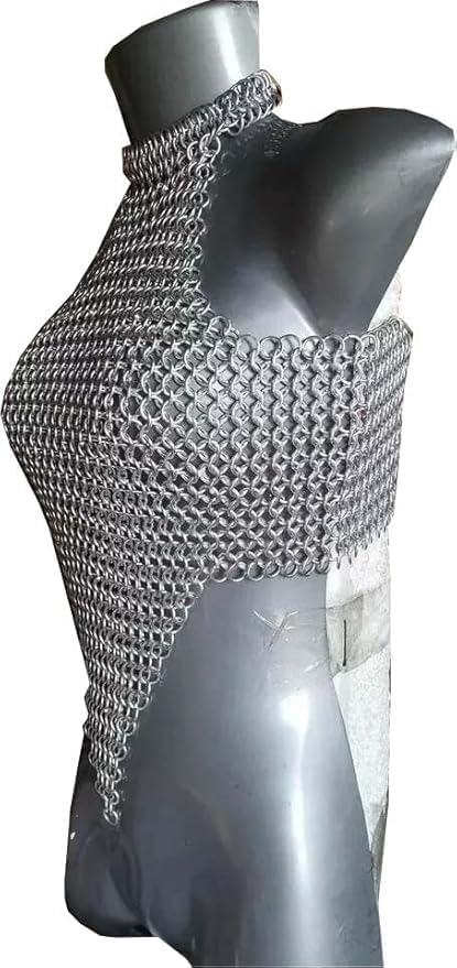 Aluminum Btted Chainmail Top - Kew 052