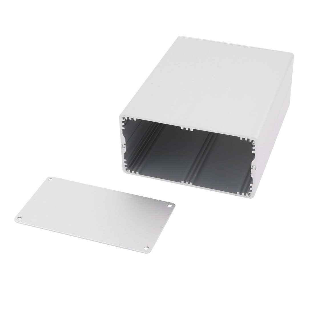 Aexit 62.8 x 120 x 150mm Multi-purpose Electronic Extruded Aluminum Enclosure Silver Tone (710e07240f996aeb09dce1877c79ebd3)