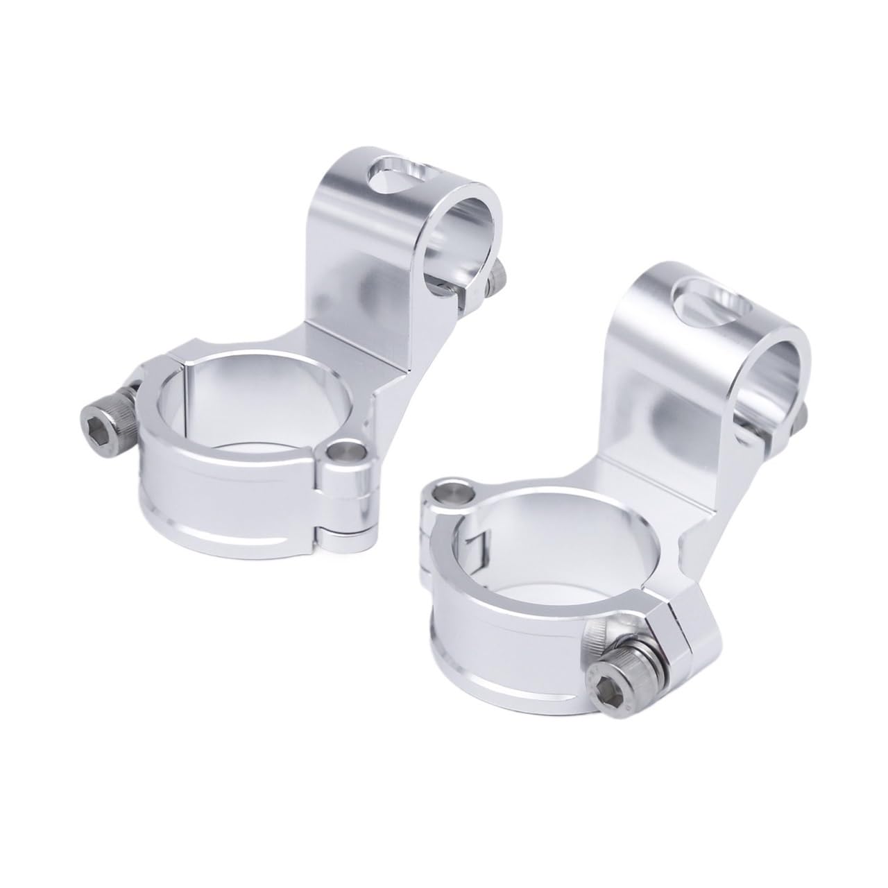 Estensore Manubrio Moto Riser Per Motocicletta Con Clip 37 41 43 45 48 50 51 Mm, Regolabili, Con Morsetto Per Manubrio Da 7/8", Rialzo Da 1,5".
