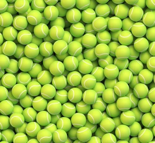 VIV 50 Pack Tennis Balls Bulk, 12-200+ Case Advanced Practice Balls Pressure Bouncing 53in High Durable, Official Size Pet Dog Playing Ball, Good for Tennis Training Machine & Kids Play on All Courts