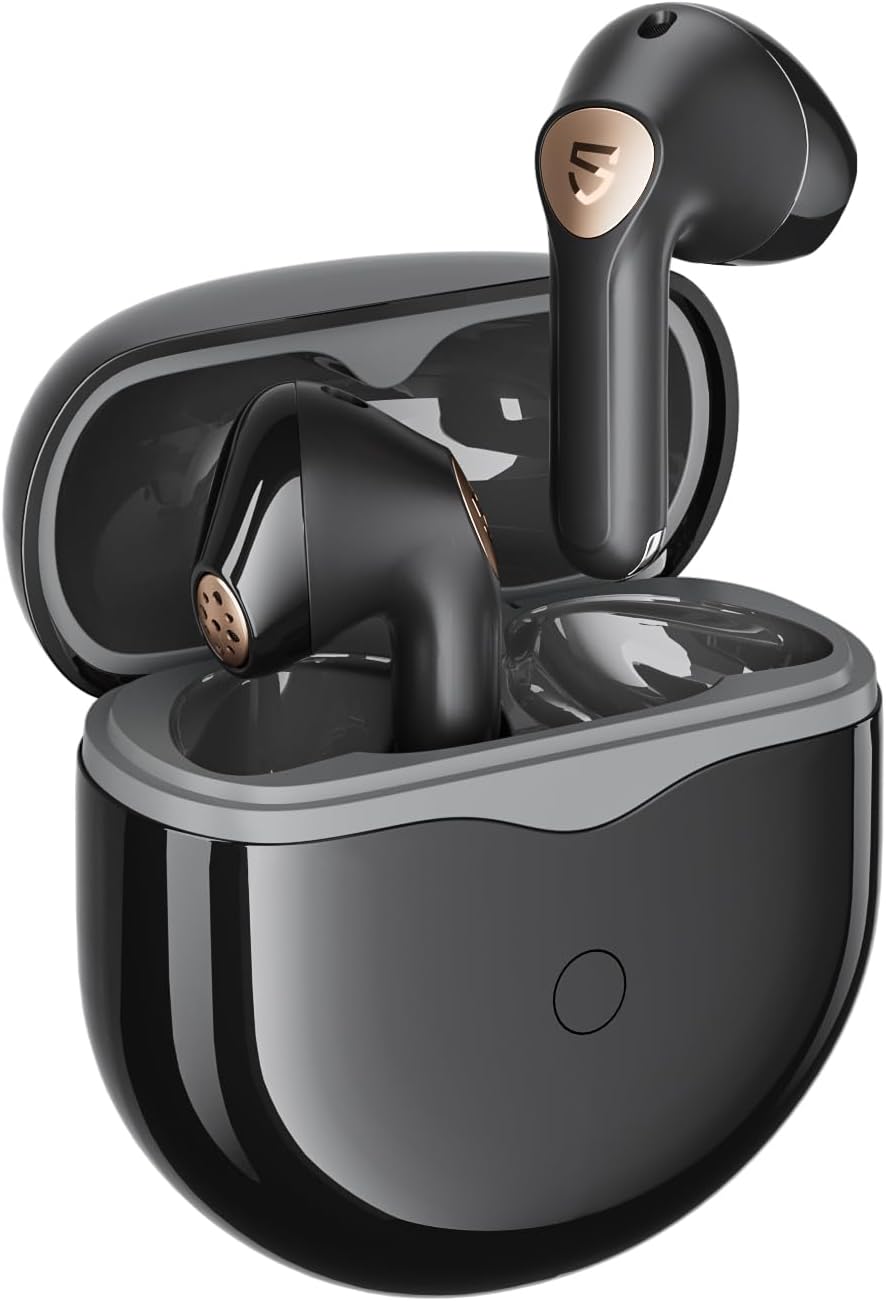 SoundPEATS Wireless Earbuds, Air4 Lite Hi-Res Audio with LDAC Bluetooth V5.3 Earbuds with 13mm Driver and 6 Mic for Clear Calls, Multipoint Pairing Earphones, Total 30 Hrs, App Customized EQ