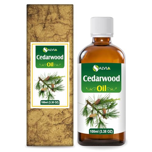 Image of Salvia Cedarwood Oil (Cedrus atlantica) Essential Oil for Aromatherapy & DIY Blends - Woody Oil for Skincare, Massage & Fragrance Use - 100 ml / 3.38 fl oz