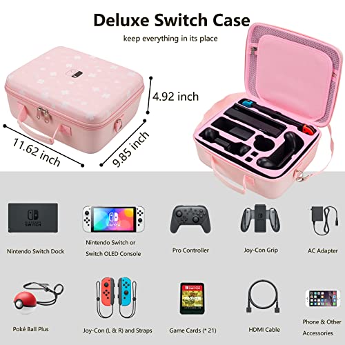 Flyekist NINTENDO SWITCH / SWITCH OLED Portable Hard Shell Nintendo Switch Case Compatible thumb #1