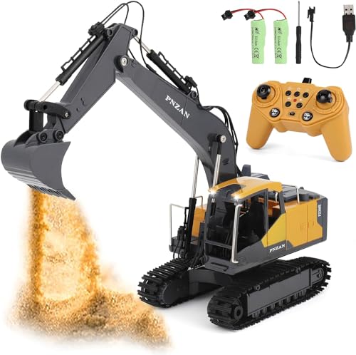 ZWOOS Escavatore Radiocomandato per Bambini, Scavatore Telecomandato, Escavatore Ruspa Trattore...