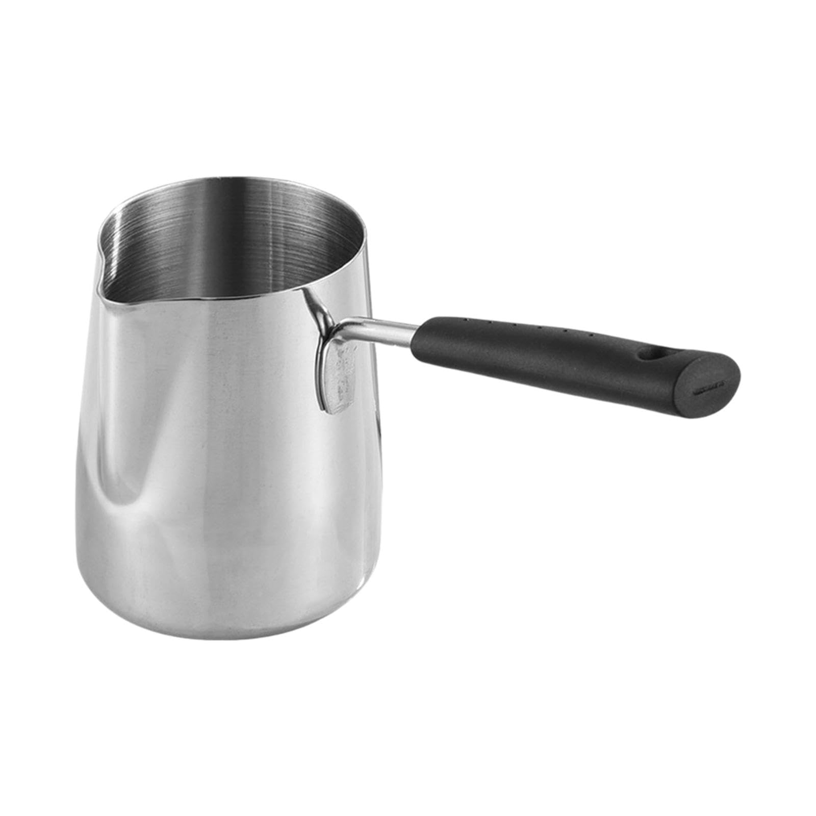 F Fityle Turkish Coffee Pot Stovetop Chocolate Melting Pan Smooth Surface for Warm Tea Hot Chocolate Sauces Gravies Milk Warmer Pot, 350ML