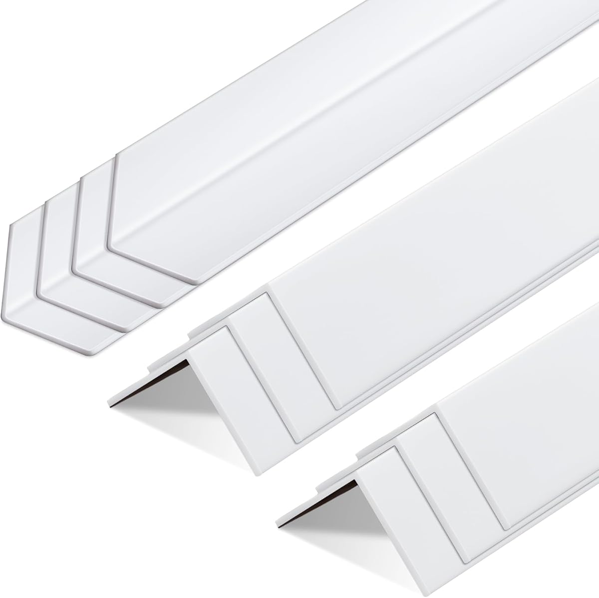 10 Pcs Wall Corner Guards Protector, 2-3/8 X 36 Inches, White, Vinyl