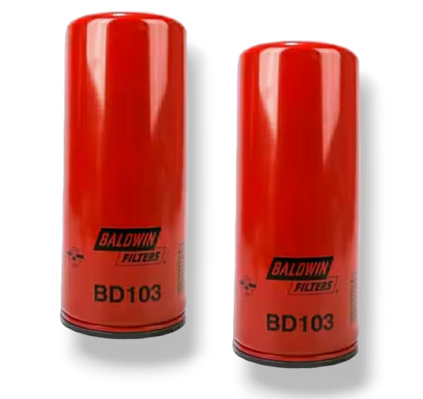 BD103 Dual-Flow Spin-On Lube Filter for Cummins Engines Replaces LF3000 331885, 3318853, 3825970 (2 Pack)