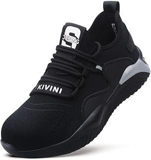 Zapatos de Seguridad para Hombre Zapatillas Zapatos de Mujer Seguridad de Acero Ligeras Calzado de Trabajo para Comodas Unisex Zapatos de Industria y Construcción