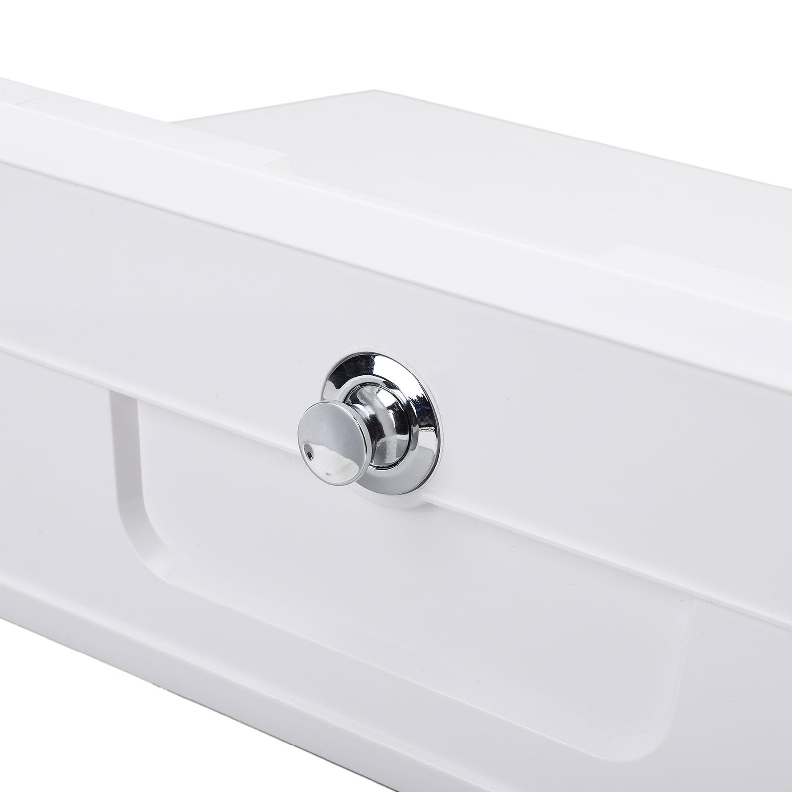 Denash Compartimento de Almacenamiento Multifuncional para Barcos, Guantera con Cerradura, Portavasos para Yate, RV, Material ABS