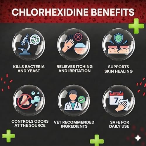 Petazy 2% Chlorhexidine Wipes for Dogs 3X Larger | Yeast Infection Ringworm Fungus Hot Spot Itch Relief | Medicated Antibacterial Antifungal Gentle Soothing Topical Wipes for Dog Cat | 50 Wipes 5x6 - Image 6