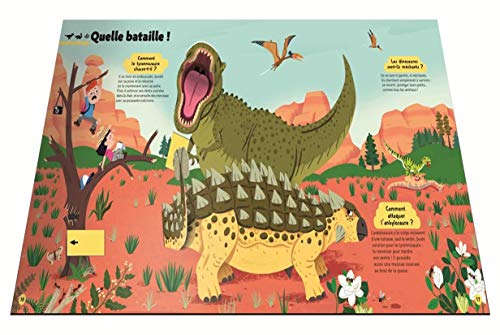 Tout sur les dinosaures - Le grand Kididoc animé - Livre pop-up - dès 5 ans