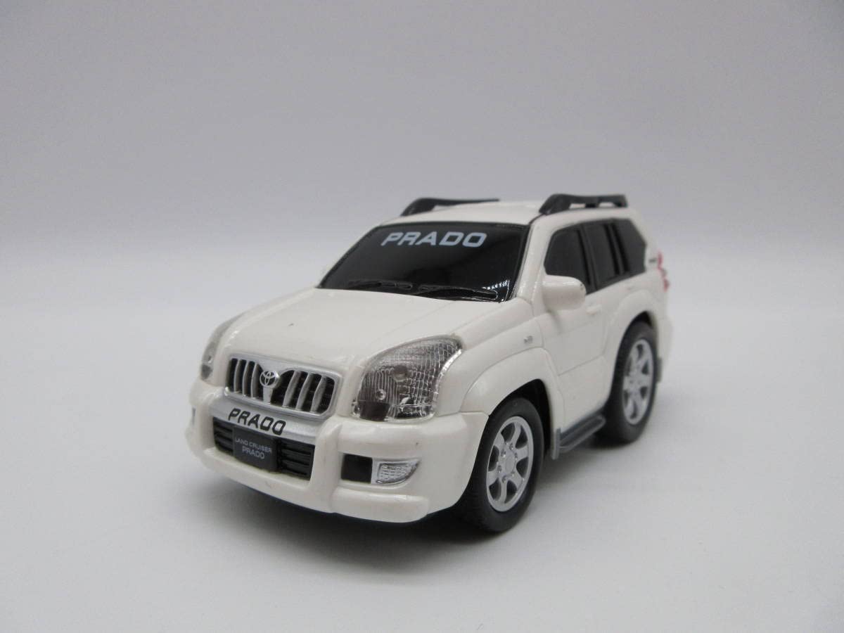 Amazon | トヨタ ランドクルーザープラド ホワイト プルバックカー  