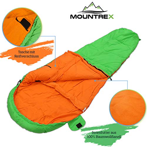 Kinderschlafsack MOUNTREX – Tragbar mit Rucksackfunktion