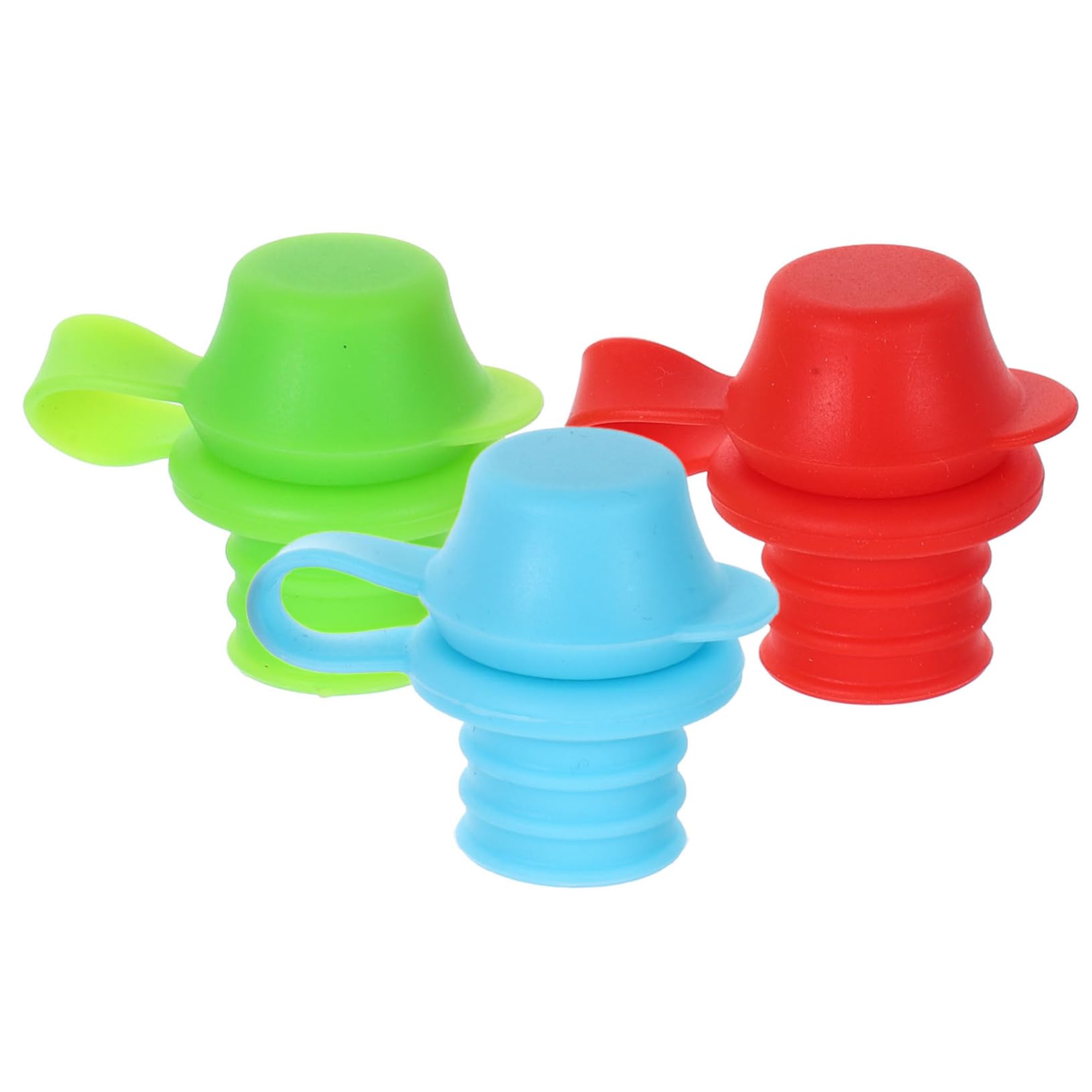 Hohopeti 3pcs Silicone Bottle Spouts Leak Proof Top Spout Adapters Bottle Tops for Easy Drinking